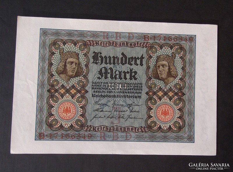 Németország - 100 mark 1920