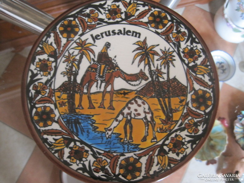 Jeruzsálemi emlék tányér !