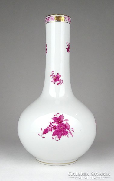 1F618 Lila Apponyi mintás nagyméretű Herendi váza 22 cm