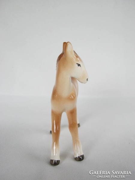 Granite ceramic foal horse