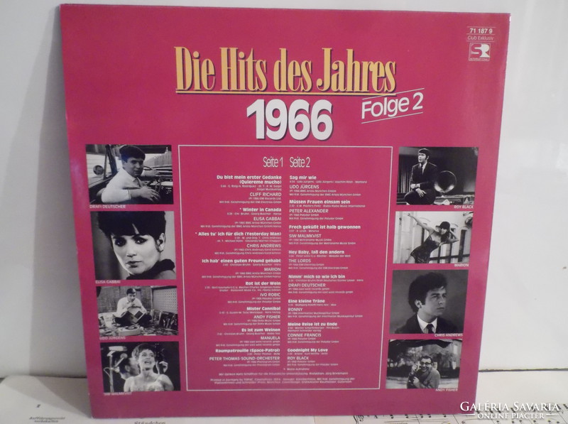 Vinyl record - super hits 1966 - German - perfect
