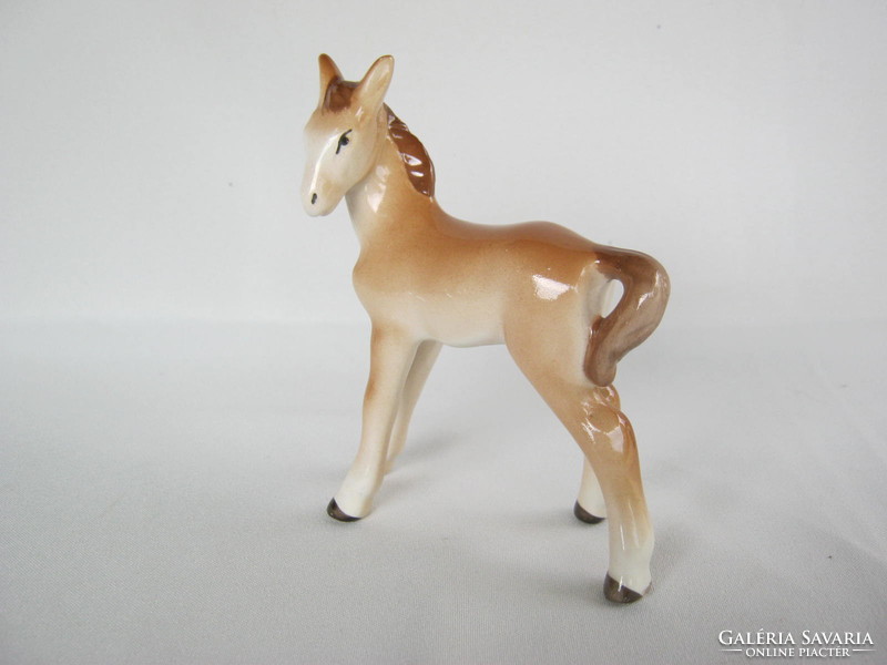 Granite ceramic foal horse