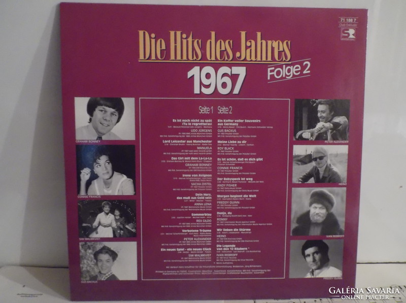 Vinyl record - super hits 1967 - German - perfect