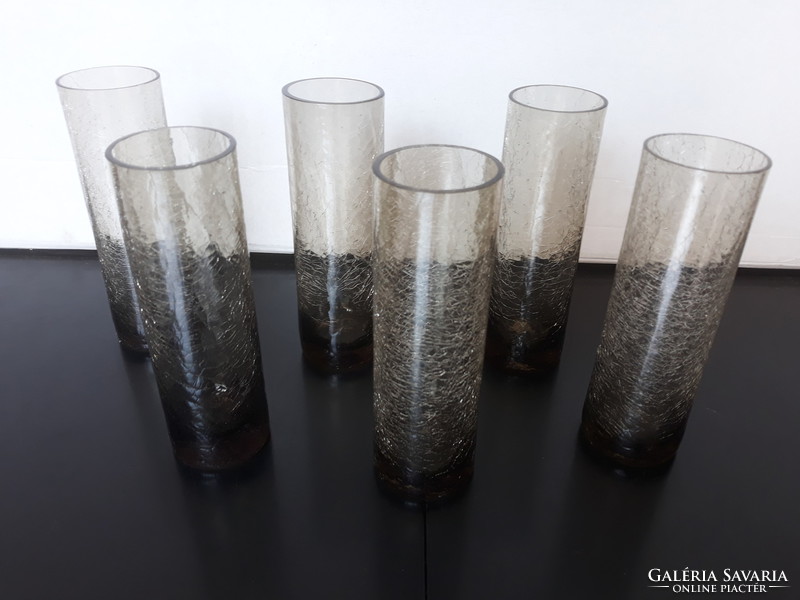 Retro soda glasses with veil glass