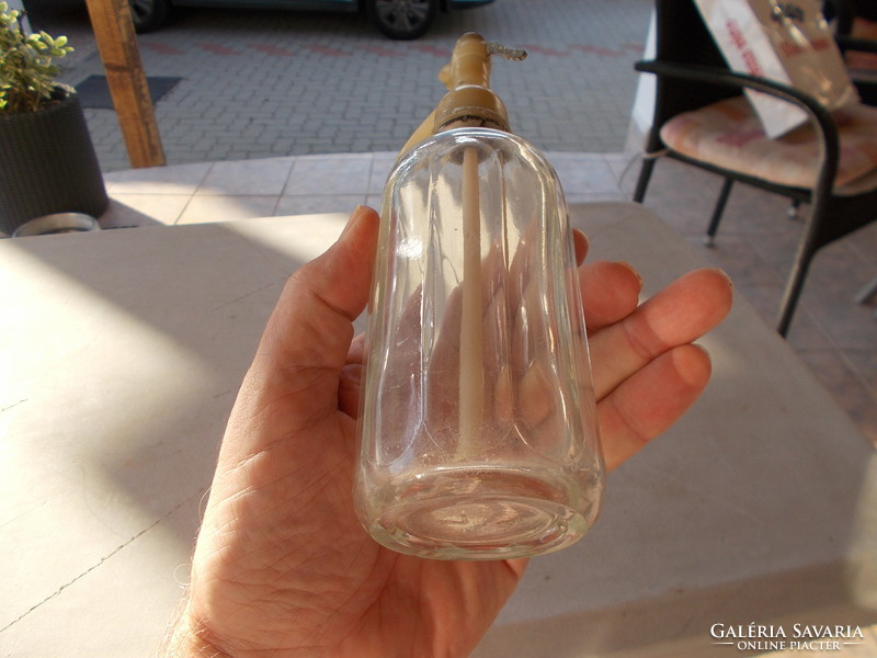 Old small soda bottle, 22 cm
