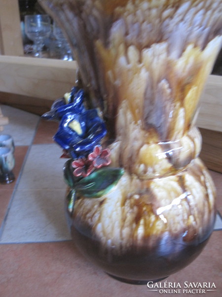 Nagyméretű,enciános kerámia váza !