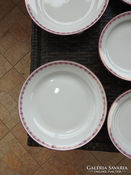 Zsolnay cake plate set with two serving plates - cake plate