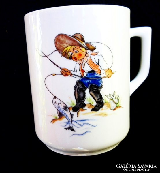 Zsolnay fairy-tale cup and mug