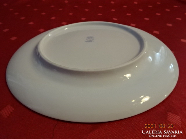 Alföld porcelain, snow-white small plate, diameter 19.5 cm. He has!