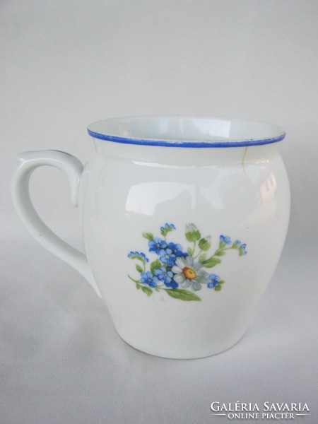 Retro ... Zsolnay porcelain forget-me-not mug larger size