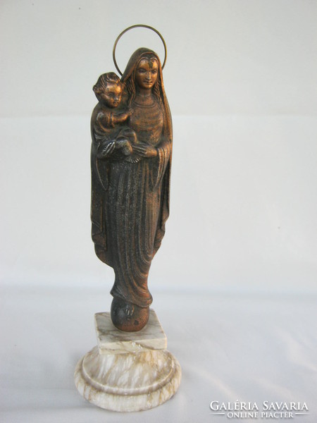 Madonna metal statue 27 cm