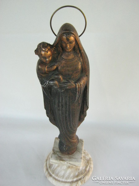 Madonna metal statue 27 cm