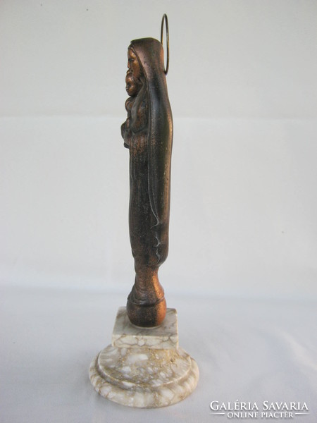 Madonna metal statue 27 cm