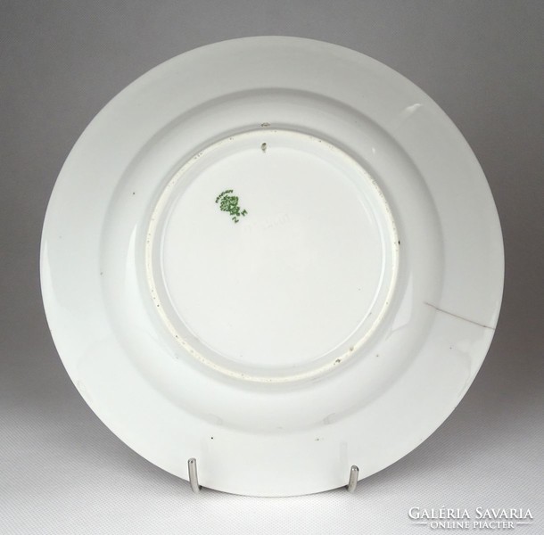 1F814 Antik I. világháborús huszáros porcelán fali tányér 1914-15