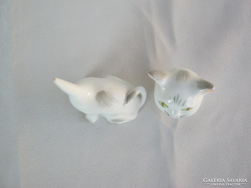 Aquincumi porcelain kitten cat