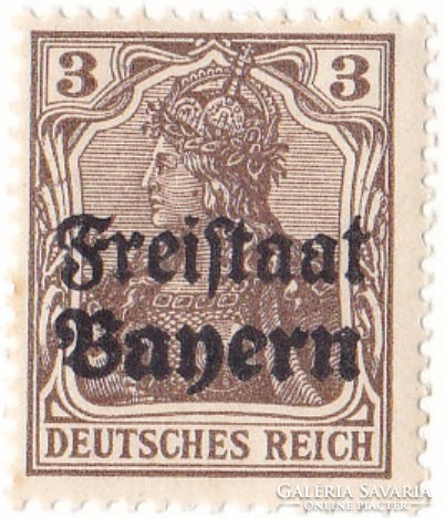 Bajorország forgalmi bélyeg 1919