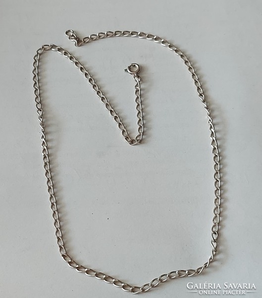 Antik ezüst unisex  nyaklánc , 925 ös,  44 cm hosszú, jelzett