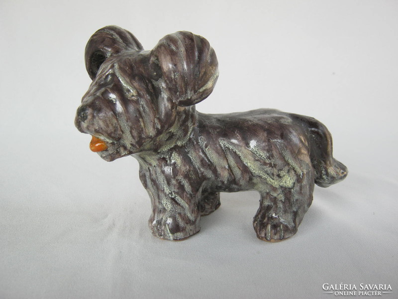 Retro ... Applied art ceramic dog
