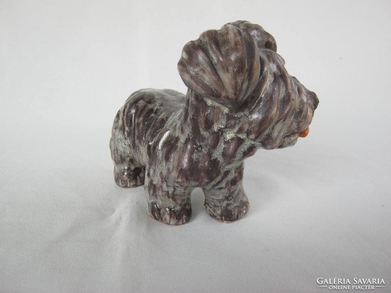 Retro ... Applied art ceramic dog