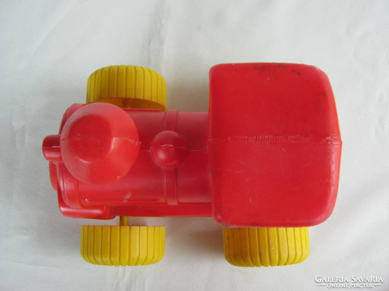 Retro traffic goods plastic toy locomotive train