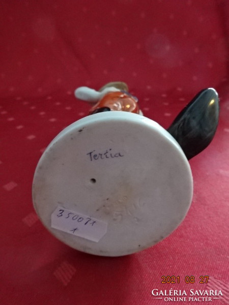 Herendi porcelán figura, csizmás fiú, több helyeb javított magassága 20,5 cm.  Vanneki !