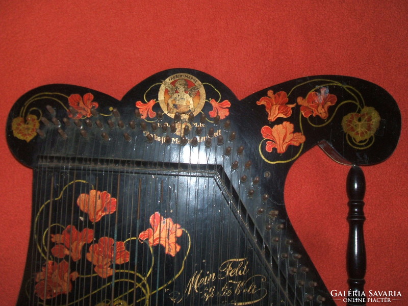 Múzeális   értékű  antik mandolin citera