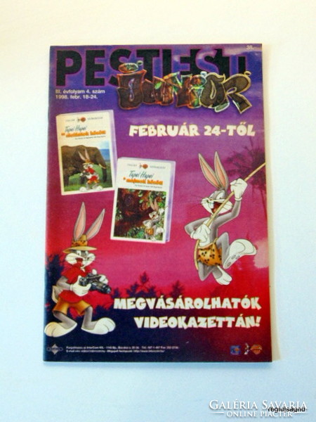 1998 február 18  /  PESTI EST junior  /  Szülinapi újság Ssz.:  19682