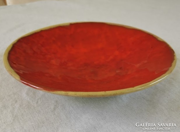 Retro iparművészeti tál, tányér, 27,5 cm