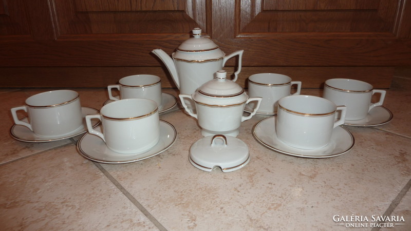 Zsolnay 29-piece tea and coffee set. Rarity!