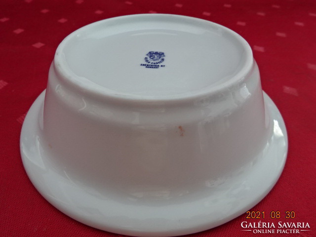 Alföldi porcelán, kék csíkos tál, átmérője 14 cm, magassága 4 cm. Vanneki!