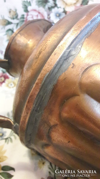 Old large copper jug