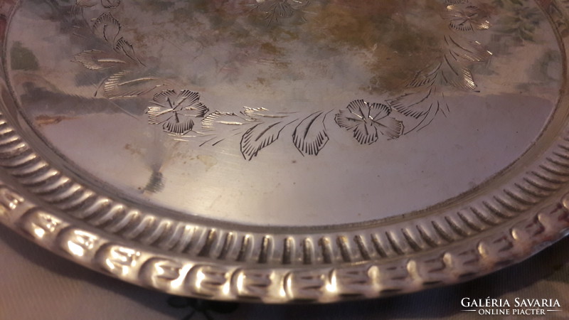 Indian silver plated tray