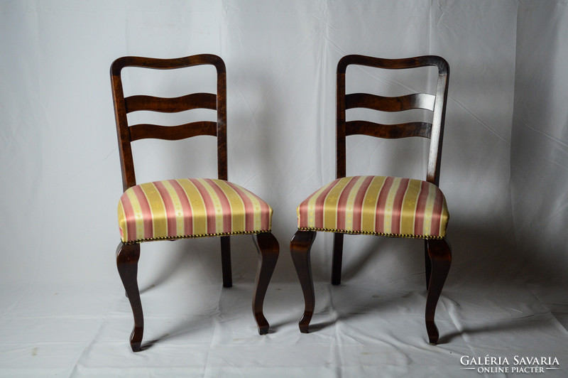 2 antique neo-baroque chairs (restored)