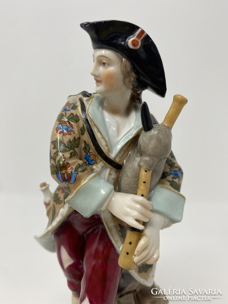 Antique volkstedt porcelain figure depicting 