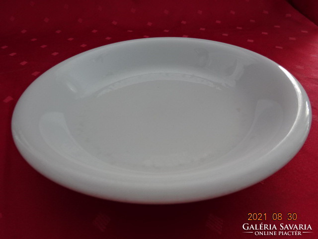 Alföldi porcelain deep plate, white, diameter 21.5 cm. He has!