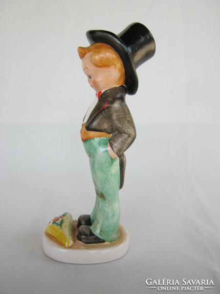 Industrial artist ceramic boy