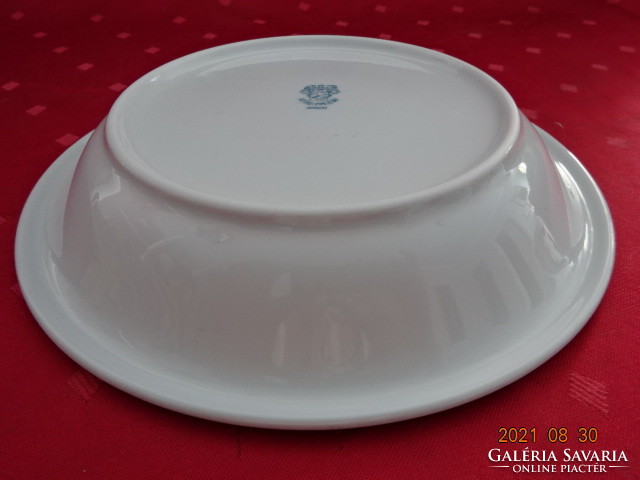 Alföldi porcelain deep plate, white, diameter 21.5 cm. He has!
