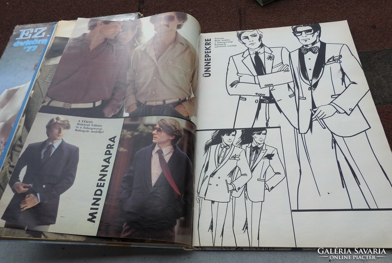 This fashion year book is '77 '79 '80 '82 in one