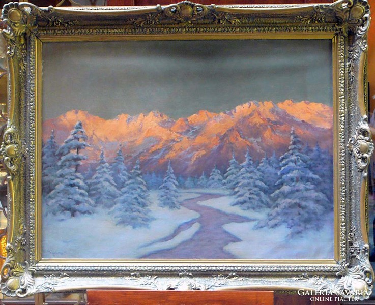 Kálmán Vítez Sashegyi (1886 -1940): winter snows