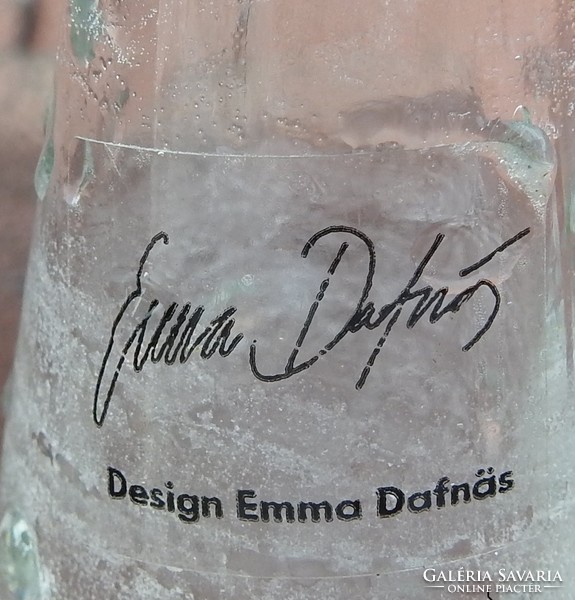 Ikea Made in Russia Made in Poland Desing Emma Dafnas pöttyös üveg váza pár