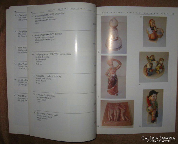 Detre-ferenczy antiques art auction catalogs 2 pcs