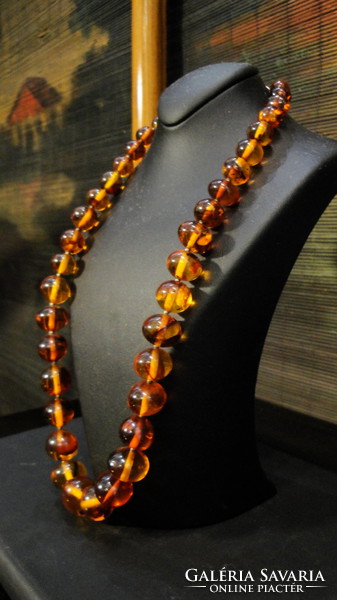 Polish amber necklace, 1960s