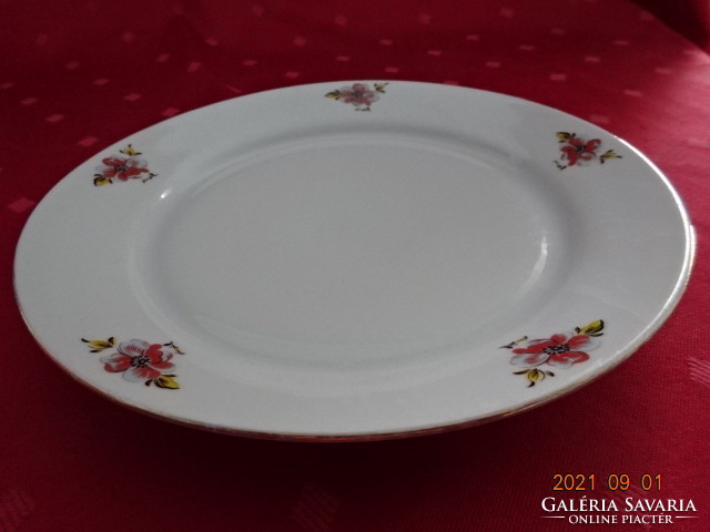 Alföldi porcelain small plate, flower pattern, diameter 19 cm. He has!