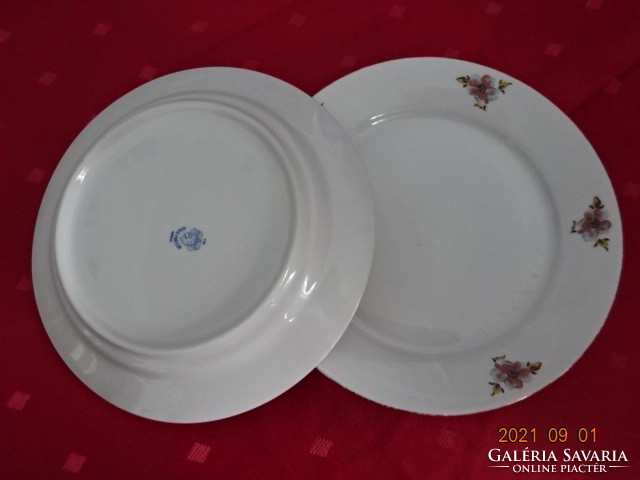 Alföldi porcelain small plate, flower pattern, diameter 19 cm. He has!
