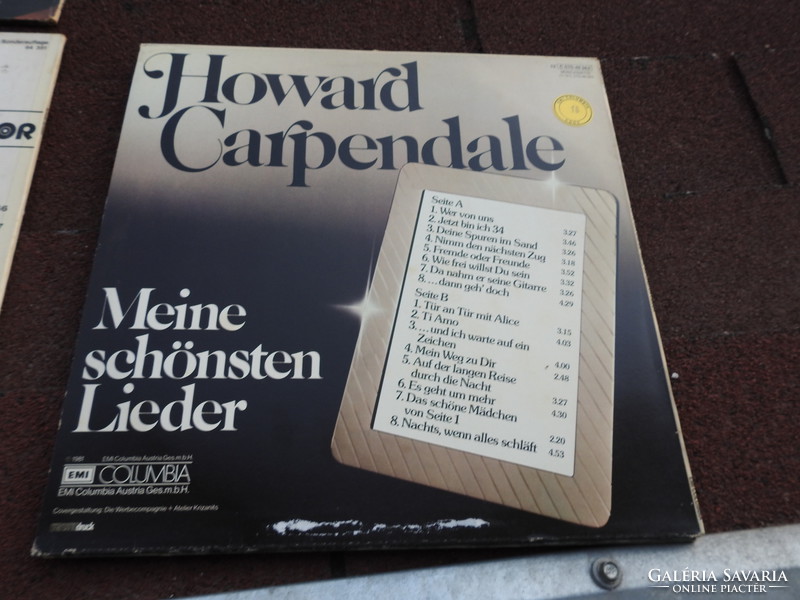 Lp vinyl record roland kaiser -white stars - richard anthony - howard carpendale - umberto tozzi