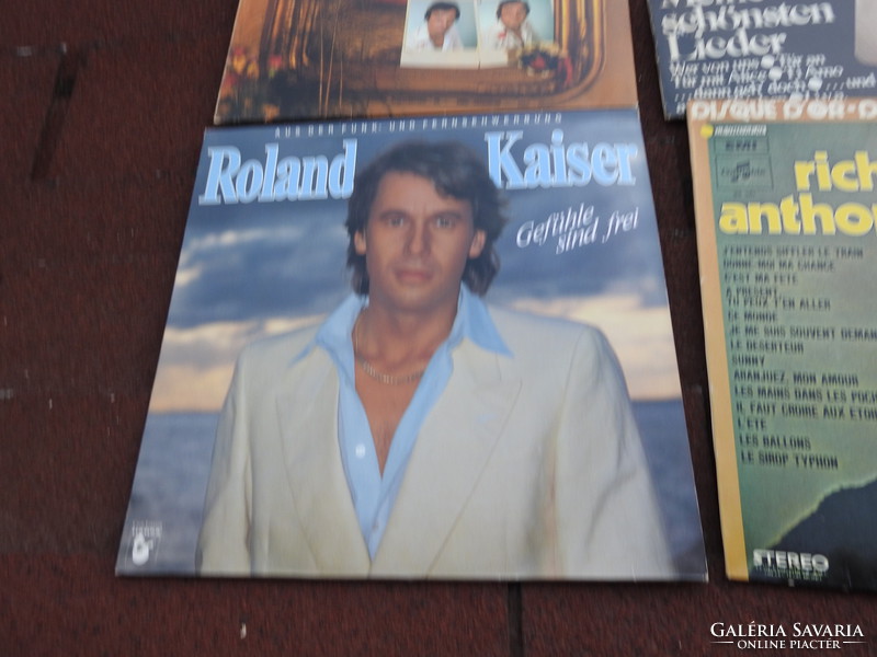 LP BAKELIT LEMEZ   Roland Kaiser -White Stars - Richard Anthony - Howard Carpendale - Umberto Tozzi