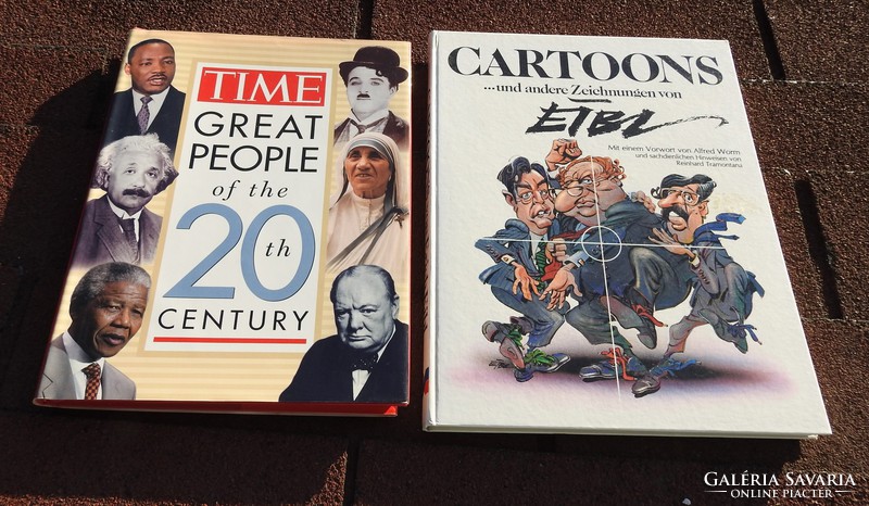 TIME GREAT PEOPLE of the 20 th CENTURY  / CARTOONS und andere Zeichnungen von EIBA