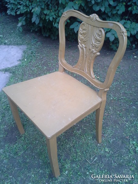 Barokk mintás, faragott, hatalmas méretű, fa szék. OLCSÓBB!