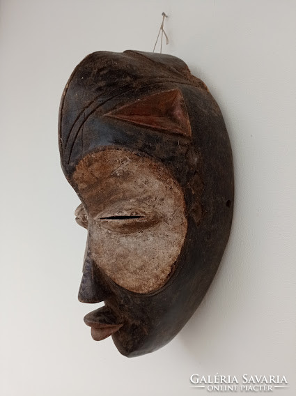 Afrika afrikai antik maszk Lulua népcsoport Kongo dob 14. 2591