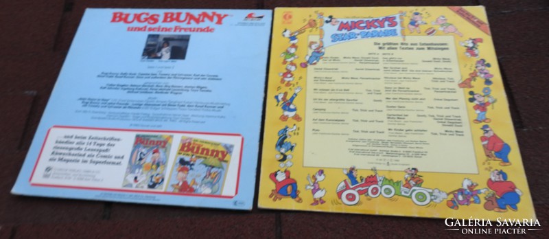 LP vinyl record micky's star - parade bugs bunny und seine freunde - German fairy tale record